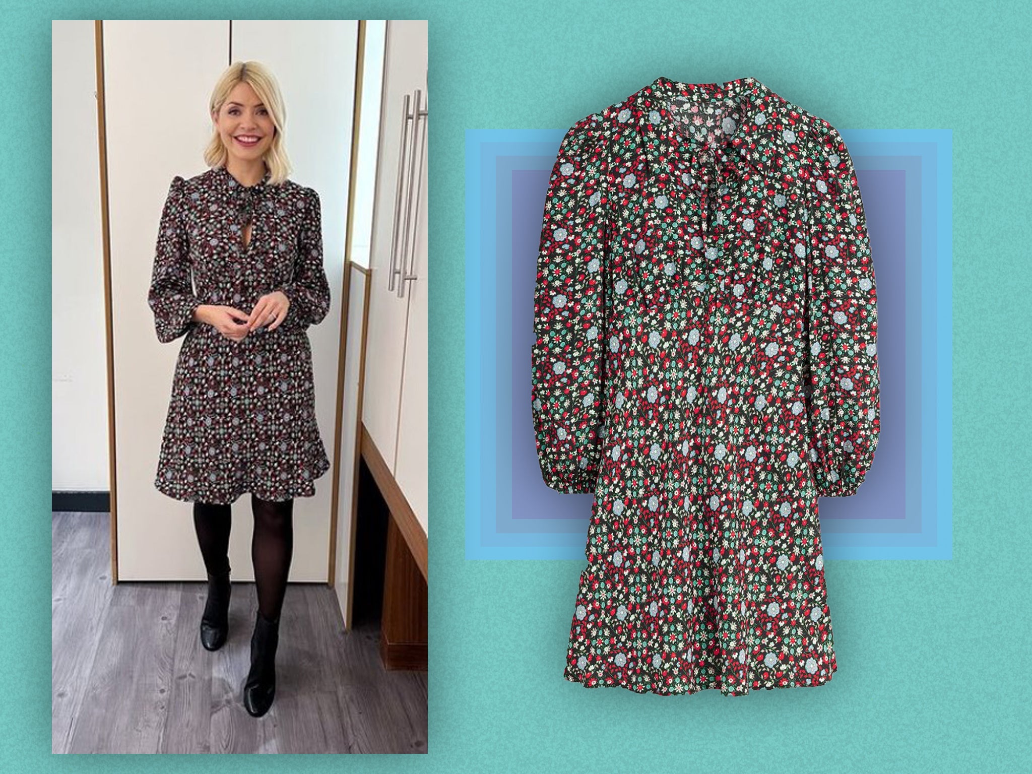 Holly Willoughby This Morning outfit Save 50 on the Boden dress The Independent